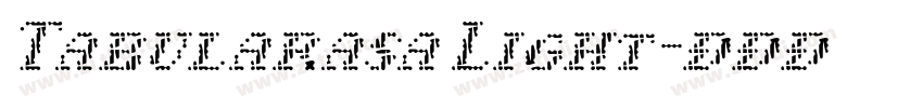 Tabularasa Light字体转换 Tabularasa Light字体转换
